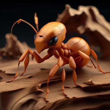 3D model Calyptomyrmex lineolus (STL)